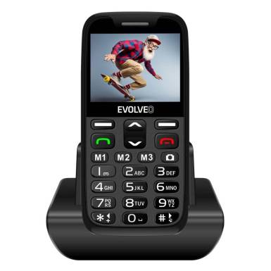 Evolveo EasyPhone EP-601 XR Black SGM EP-601-XR-BK Evolveo EasyPhone EP-601 XR Black SGM EP-601-XR-BK