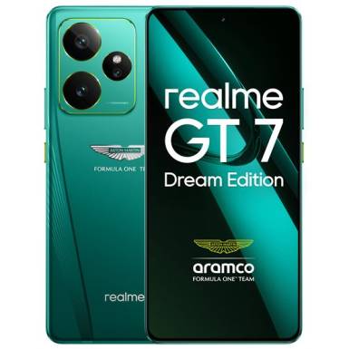 Realme GT 7 512GB DualSIM Dream Edition Aston Martin Green REALME GT7 512 YS AM Realme GT 7 512GB DualSIM Dream Edition Aston Martin Green REALME GT7 512 YS AM