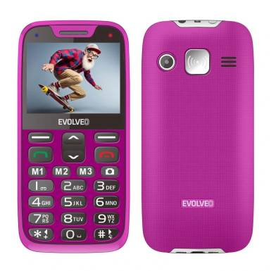 Evolveo EasyPhone EP-601 XR Pink SGM EP-601-XR-PK Evolveo EasyPhone EP-601 XR Pink SGM EP-601-XR-PK