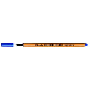 VICTORIA Tűfilc, 0,4 mm, VICTORIA,"Slim", kék