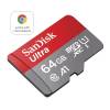 Sandisk 64GB microSDXC Ultra for Chromebook Class 10 UHS-I A1 SDSQUAB-064G-GN6FA