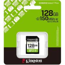Kingston 128GB SDXC Canvas Select Plus Gen3 Class 10 UHS-I U1 V10 SDS3/128GB