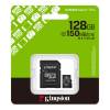 Kingston 128GB microSDXC Canvas Select Plus Gen3 Class 10 UHS-1 A1 V10 + adapterrel SDCS3/128GB