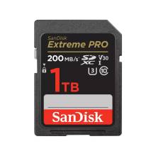Sandisk 1TB SDXC Class 10 U3 V30 Extreme Pro SDSDXXD-1T00-GN4IN