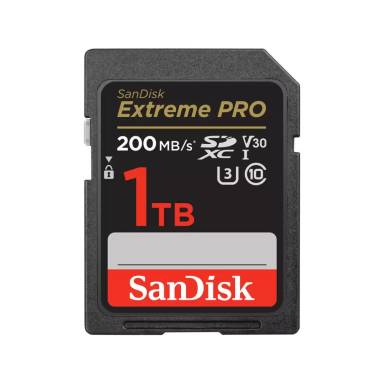 Sandisk 1TB SDXC Class 10 U3 V30 Extreme Pro SDSDXXD-1T00-GN4IN Sandisk 1TB SDXC Class 10 U3 V30 Extreme Pro SDSDXXD-1T00-GN4IN