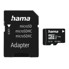 Hama 64GB microSDXC Class 10 UHS-I + Adapterrel 00124140