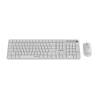 Gembird KBS-WMS-01-W Silent key Pro Business Wireless Keyboard Combo White US KBS-WMS-01-W