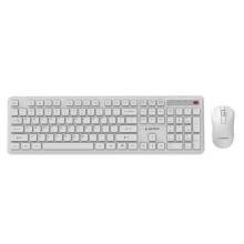 Gembird KBS-WPS-01 Slim Pro Business Wireless Keyboard Combo White US KBS-WPS-01-W