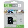PNY 128GB microSDXC Elite Class 10 UHS-I V10 A1 + adapterrel P-SDU128V11100EL-GE
