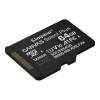 Kingston 64GB microSDXC Canvas Select Plus Gen3 Class 10 UHS-1 A1 V10 adapter n&eacute;lk&uuml;l SDCS3/64GBSP