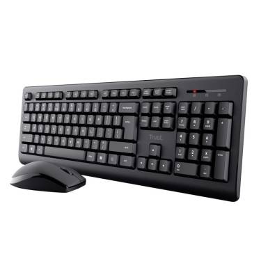 Trust Primo Wireless Keyboard Combo Black US 25347