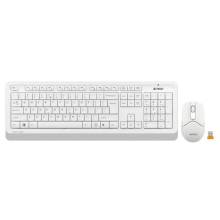 A4-Tech FG1012 Wireless Keyboard Combo White US FG1012-WH