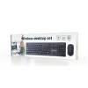 Gembird KBS-WCH-04 Keyboard Combo Black US KBS-WCH-04