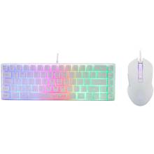 The G-Lab Keyz Hydrogen Keyboard Combo White HU COMBO-HYDRO-W/HU