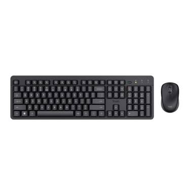 Trust Ody II Silent Wireless Keyboard & Mouse Set Black US 25018