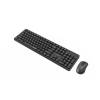Gembird KBS-WMS-01 Silent Key Pro Business Wireless Keyboard Combo Black US KBS-WMS-01