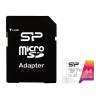 Silicon Power 64GB MicroSDXC Elite Class 10 U1 V10 A1 + adapterrel SP064GBSTXBV1V20SP
