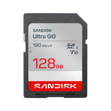 Sandisk 128GB SDXC Ultra GO UHS-I V10 SDSDUGN-128G-GN6IN Sandisk 128GB SDXC Ultra GO UHS-I V10 SDSDUGN-128G-GN6IN