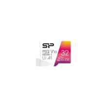 SILICON POWER Mem&oacute;riak&aacute;rtya MicroSDHC 32GB CL10 UHS-I U1 V10 + adapter SP032GBSTHBV1V20SP