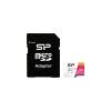 SILICON POWER Mem&oacute;riak&aacute;rtya MicroSDHC 32GB CL10 UHS-I U1 V10 + adapter SP032GBSTHBV1V20SP