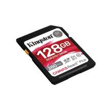 KINGSTON Mem&oacute;riak&aacute;rtya SDXC 128GB Canvas React Plus UHS-II 280R/100W U3 V60 SDR2V6/128GB