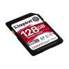 KINGSTON Mem&oacute;riak&aacute;rtya SDXC 128GB Canvas React Plus UHS-II 280R/100W U3 V60 SDR2V6/128GB