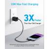 ANKER Hálózati Töltő, 323, 33W, USB-C, USB-A, EU, fekete - A2331G11 A2331G11