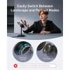 ANKER Vezeték Nélküli Töltő és Állvány, MagGo, 15W, iPhone-hoz, EU, fekete - A25X1H11 A25X1H11