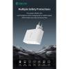Devia Extreme Speed Series 100W GaN PD hálózati gyorstöltő adapter USB+3xType-C - fehér ST121430