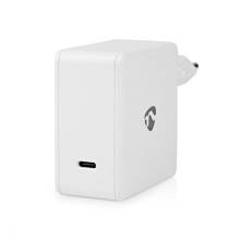 Nedis WCGPD100W100WT PD (Power Delivery) t&ouml;ltő / t&aacute;pegys&eacute;g 100W, 5A, GaN, QC, 5V, 9V, 12V, 15V, 20V, USB-C WCGPD100W100WT
