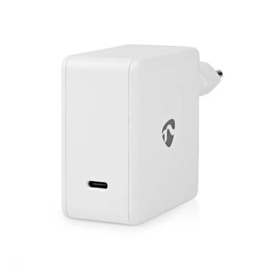 Nedis WCGPD100W100WT PD (Power Delivery) töltő / tápegység 100W, 5A, GaN, QC, 5V, 9V, 12V, 15V, 20V, USB-C WCGPD100W100WT Nedis WCGPD100W100WT PD (Power Delivery) töltő / tápegység 100W, 5A, GaN, QC, 5V, 9V, 12V, 15V, 20V, USB-C WCGPD100W100WT