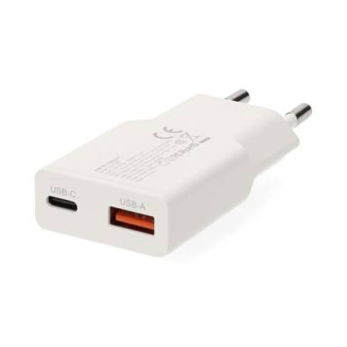 Nedis WCHA30WT gyorstöltő USB-A / USB-C töltő, GaN, PD3.0, QC, Gyorstöltési funkció 1,5 / 2,0 / 2,5 / 3,0 A, 30W, fehér WCHA30WT Nedis WCHA30WT gyorstöltő USB-A / USB-C töltő, GaN, PD3.0, QC, Gyorstöltési funkció 1,5 / 2,0 / 2,5 / 3,0 A, 30W, fehér WCHA30WT