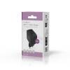 Nedis WGCHA70WBK töltő 70 W, GaN, PD3.0, QC 1,5 / 2,25 / 2,5 / 3,0 / 3,5 A, Kimenetek száma: 3, USB-A / 2x USB-C WGCHA70WBK