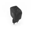 Nedis WGCHA45WBK töltő 45 W | GaN | PD3.0, Gyorstöltési funkció, 2,25 / 3,0 A, 2x USB-C, Automatikus feszültségválasztás WGCHA45WBK