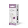 Nedis WGCHA45WWT töltő 45 W | GaN | PD3.0, Gyorstöltési funkció, 2,25 / 3,0 A, 2x USB-C, Automatikus feszültségválasztás WGCHA45WWT