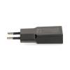 Nedis WCHA20BK gyorstöltő USB-A / USB-C töltő, GaN, PD3.0, 20W, fekete WCHA20BK