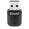 Savio BT-070 Wi-Fi 6 & Bluetooth adapter Black BT-070