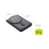 Mobile Origin Wireless Magnetic PowerBank 5000mAh Black MO-WMP-PB10