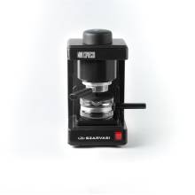 Szarvasi SZV-612/3 Mini pressz&oacute;k&aacute;v&eacute;főző, fekete,  800W,  2 / 6 szem&eacute;lyes kivitel, &uuml;veg ki&ouml;ntő ed&eacute;ny, z&aacute;r&oacute;csavar 32862