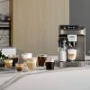 DELONGHI ECAM320.70.TB Magnifica Plus automata 2 személyes kávéfőző, 18 program, tartály: 1,8l, 1450W, Inox ECAM320.70.TB