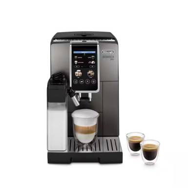 DELONGHI ECAM380.95.TB Dinamica Plus automata kávéfőző, tartály: 1,8 l, 1450W, Ezüst ECAM380.95.TB DELONGHI ECAM380.95.TB Dinamica Plus automata kávéfőző, tartály: 1,8 l, 1450W, Ezüst ECAM380.95.TB