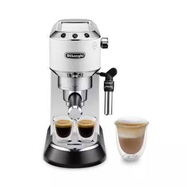 DELONGHI EC685.W Dedica Style eszpresszó kávéfőző, tartály: 1,1 l, Fehér EC685.W DELONGHI EC685.W Dedica Style eszpresszó kávéfőző, tartály: 1,1 l, Fehér EC685.W
