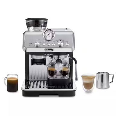 DELONGHI EC9155.MB La Specialista Arte k&aacute;v&eacute;főző, 8 őrl&eacute;si fokozat, tart&aacute;ly: 1,7 l, Ez&uuml;st EC9155.MB