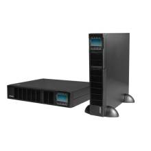 iPOWER UPS, 3000VA, 3000W, 8x C13 + 1x C19, SNMP/USB/RS-232,sz&uuml;netmentes t&aacute;pegys&eacute;g, LCD kijelző, AVR, online, Rack/Tower UPS1000-I-RT3KVA-6B