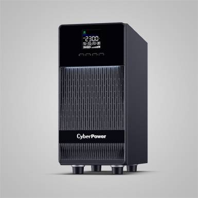 CYBERPOWER Online S ECO ups, 3000VA 2700W, 4xSCHUKO 2xIEC C13, online, tiszta szinuszos, akt&iacute;v PFC, torony OLS3KECR