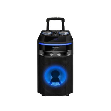 BLAUPUNKT PS6 Bluetooth hangsz&oacute;r&oacute; karaoke funkci&oacute;val, TWS, FM, AUX, 1 mikrofon, 600W, Fekete (RTVBLAS011) PS6