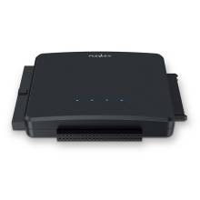 Nedis HDADIS110BK HDD / SSD dokkoló, USB 3.2 Gen1, 2,5 / 3,5