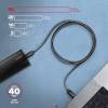 USB 4 C-C kábel 1m Axagon PD 240W BUCM4X-CM10AB BUCM4X-CM10AB