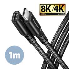 USB 3.2 C hosszabb&iacute;t&oacute; k&aacute;bel 1m Axagon BUCM32-CF10AB BUCM32-CF10AB