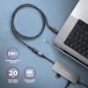 USB 3.2 C hosszabb&iacute;t&oacute; k&aacute;bel 1m Axagon BUCM32-CF10AB BUCM32-CF10AB